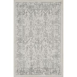 Livabliss Roma-Vintage Off-White Grey Charcoal Traditional Boho Living Dining Bedroom Rug - Size: 60 cm x 90 cm - thumbnail 2