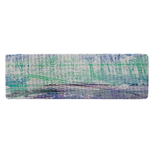 Benjamin Tate Design Washed Up Blue Runner Rug in Natural - Size: 67 cm x 230 cm - image 1