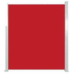 Berkfield Home Patio Retractable Side Awning 120x500 cm Red - thumbnail 2