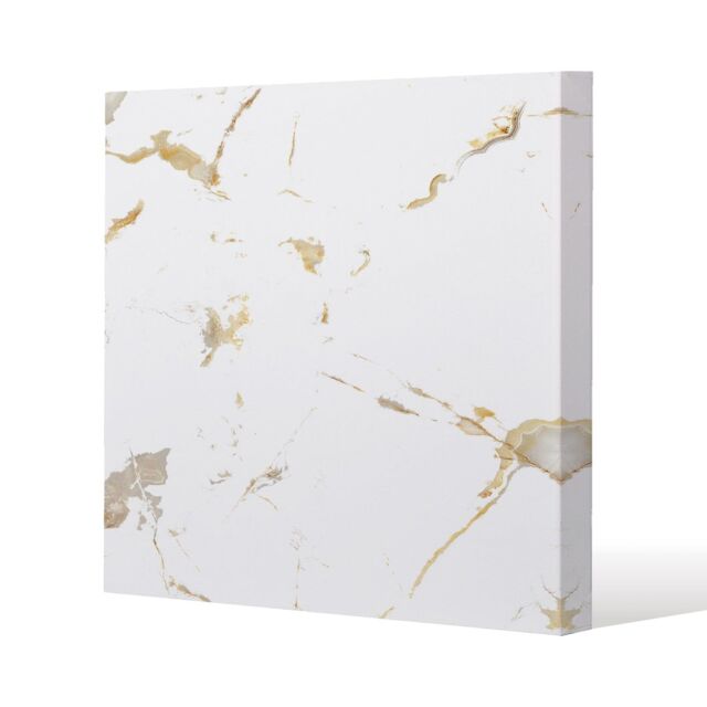 Benjamin Tate Design Gold Marble (Canvas Print) / 101 x 101 x 4cm in Natural - Size: 101 x 101 x 4 cm - image 1