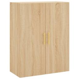 Berkfield Home Wall Mounted Cabinet Sonoma Oak 69.5x34x90 cm in Light Brown - thumbnail 3