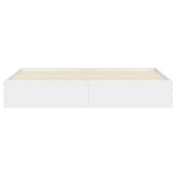 Berkfield Home Bed Frame with Drawers without Mattress White 180x200 cm Super King - thumbnail 6