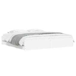 Berkfield Home Bed Frame with Drawers without Mattress White 180x200 cm Super King - thumbnail 3
