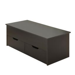 Home Source Wooden Coffee Table With Lift Up Top & 2 Large Storage Drawers in Black - thumbnail 7