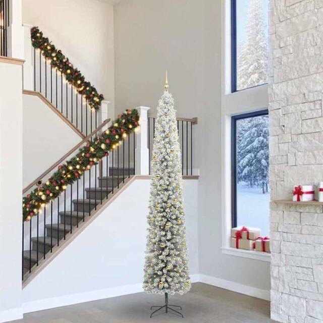 Berkfield Home Artificial Christmas Tree with 300 LEDs with Stand Green 300 cm - image 1