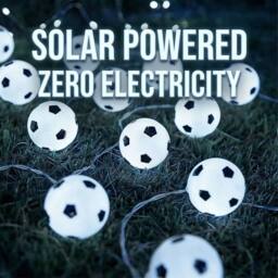 KORVIXA white 6m 40 LED Football Light String Solar - Size: 100 cm - thumbnail 2