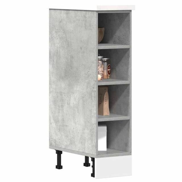 Berkfield Home Bottom Cabinet Concrete Grey 20x44, 5x81, 5 cm Engineered Wood - image 1
