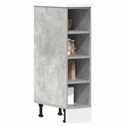 Berkfield Home Bottom Cabinet Concrete Grey 20x44, 5x81, 5 cm Engineered Wood - thumbnail 1