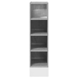 Berkfield Home Bottom Cabinet Concrete Grey 20x44, 5x81, 5 cm Engineered Wood - thumbnail 4