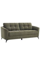 More4Homes Solna 3 Seater Scandi Style Fabric Living Room Sofa in Green - thumbnail 2