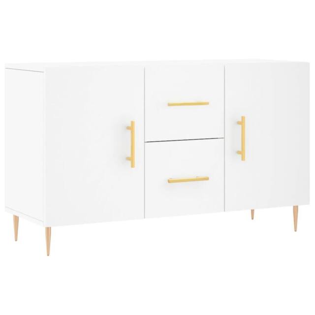 Berkfield Home Sideboard White 100x36x60 cm Engineered Wood - Size: 100 x 36 x 60 cm - image 1