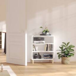 Berkfield Home Sideboard White 57x35x70 cm Engineered Wood - Size: 57 x 35 x 70 cm - thumbnail 2