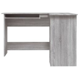 Berkfield Home Corner Desk Grey Sonoma 120x140x75 cm Engineered Wood - Size: 120 x 140 x 75 cm - thumbnail 4