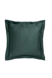 Ted Baker 'TB Plain Dye' Cotton Sateen Square Oxford Pillowcase in Dark Green