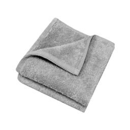Allure Bath Fashions Marlborough Bamboo Face Cloths - Pack of 2 Super Soft, Absorbent & Hypo-Allergenic Flannel Towels in Silver