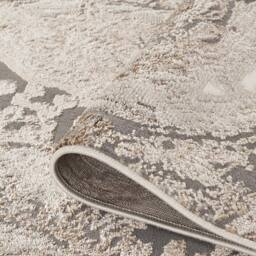 Desire Rugs Elysium Modern Abstract Action Area Rug Metallic Sheen -Astral in Beige - Size: 200 cm x 290 cm - thumbnail 3