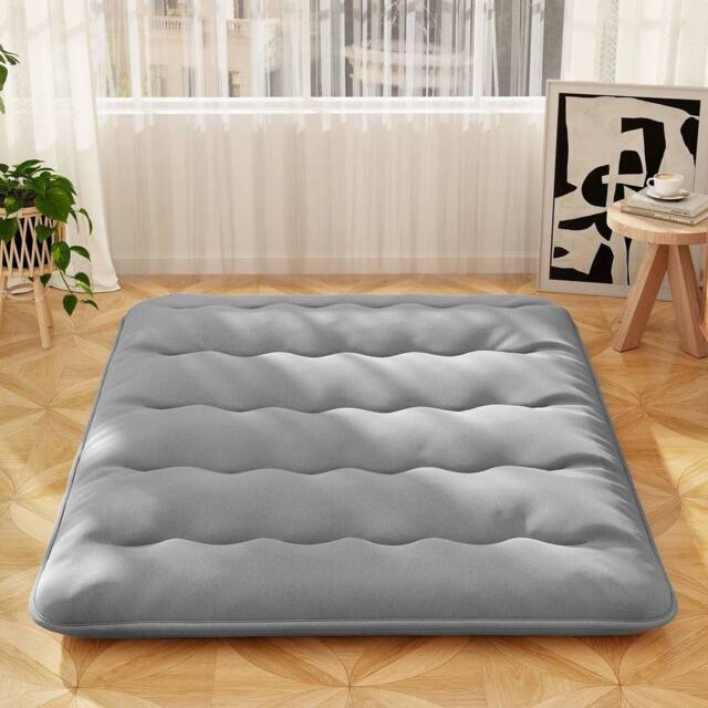 EONLION 200x150x10cm King Size Floor Mattress Futon in Grey - image 1