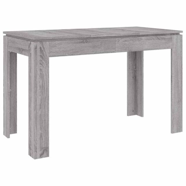 Berkfield Home Dining Table Grey Sonoma 120x60x76 cm Engineered Wood - Size: 120 x 60 x 76 cm - image 1