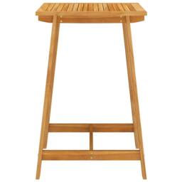 Berkfield Home Garden Bar Table 70x70x104 cm Solid Acacia Wood in Brown - Size: 70 x 70 x 104 cm - thumbnail 3