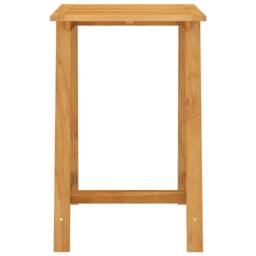 Berkfield Home Garden Bar Table 70x70x104 cm Solid Acacia Wood in Brown - Size: 70 x 70 x 104 cm - thumbnail 2
