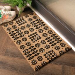 Artsy Mats Welsh Tapestry Pattern Coir Doormat (60 x 40cm) in Brown - Size: 40 cm x 60 cm - thumbnail 2