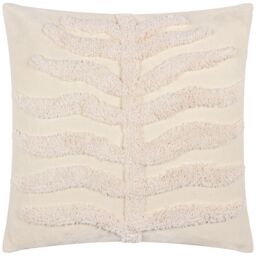 Furn Dakkota 100% Cotton Tufted Cushion in Natural - Size: 45 cm x 45 cm - thumbnail 1