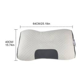 SPETLEK 2X Cervical Memory Foam-Pillow in White - Size: Cot - thumbnail 5