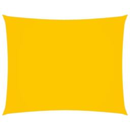 Berkfield Home Sunshade Sail Oxford Fabric Rectangular 2.5x4.5 m Yellow - thumbnail 2