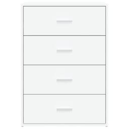 Berkfield Home Sideboards 2 pcs White 60x31x84 cm Engineered Wood - Size: 60 x 31 x 84 cm - thumbnail 5