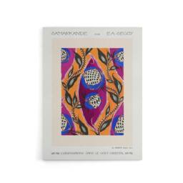"Artery8 Oriental Style Flower Pattern Canvas Wall Art Print Eugene Seguy - Size: W18"" x H24""" - thumbnail 1