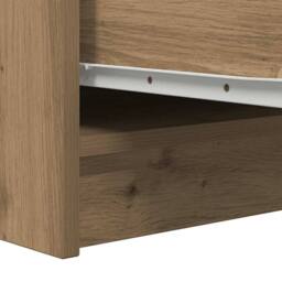 Berkfield Home Sideboard Artisan Oak 29.5x34x76 cm Engineered Wood in Brown - thumbnail 9