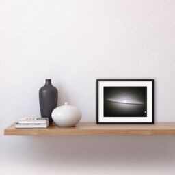Artery8 Wall Art Print Hubble Space Astronomy The Majestic Sombrero Galaxy M104 Messier 104 Bright White Core Globular Clusters Swirling Dust Lanes - thumbnail 2