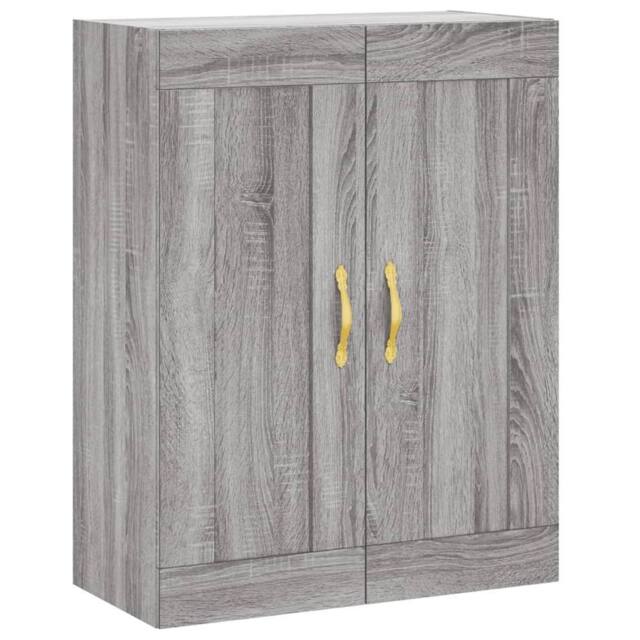 Berkfield Home Wall Mounted Cabinet Grey Sonoma 69.5x34x90 cm Engineered Wood - image 1