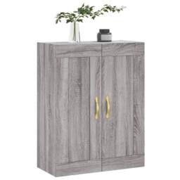 Berkfield Home Wall Mounted Cabinet Grey Sonoma 69.5x34x90 cm Engineered Wood - thumbnail 4