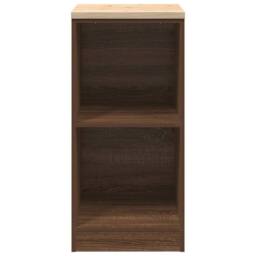 Berkfield Home Garage Storage Cabinet Brown Oak 40x51x85 cm Solid Wood Pine - Size: 40 x 51 x 85 cm - thumbnail 5