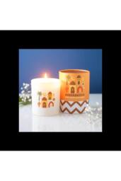 KDMD Marrakesh Amber & Saffron Scented Candle in Orange - thumbnail 1