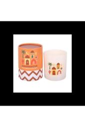 KDMD Marrakesh Amber & Saffron Scented Candle in Orange - thumbnail 2