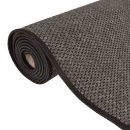 Berkfield Home Elegant Carpet Runner Sisal Look Anthracite 50x250 cm in Dark Grey - Size: 100 cm diameter - thumbnail 5