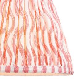 Netlighting Bibury Blue Table Lamp Pink Fabric Ripple Shade 20cm B22 - thumbnail 6