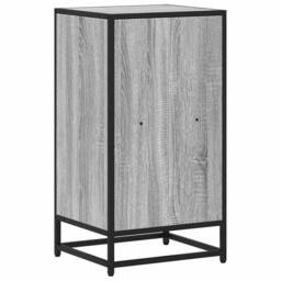 Berkfield Home Modern Book Cabinet Grey Sonoma 40x35x76 cm Engineered Wood - Size: 40 x 35 x 76 cm - thumbnail 6
