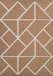 Desire Rugs Harper Prism Pattern Water Resistant Indoor Area Rugs Cream 60x220 cm - Size: 160 cm x 230 cm - thumbnail 2