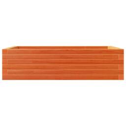 Berkfield Home Decorative Garden Planter Wax Brown 90x60x23 cm Solid Wood Pine in Burnt Orange - Size: 90 x 60 x 23 cm - thumbnail 5