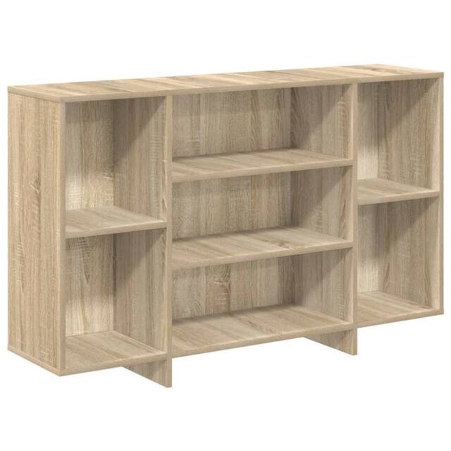 Berkfield Home Sideboard Sonoma Oak 120x30x75 cm Engineered Wood in Beige - Size: 120 x 30 x 75 cm - image 1