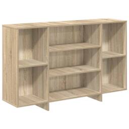Berkfield Home Sideboard Sonoma Oak 120x30x75 cm Engineered Wood in Beige - Size: 120 x 30 x 75 cm - thumbnail 1