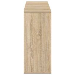 Berkfield Home Sideboard Sonoma Oak 120x30x75 cm Engineered Wood in Beige - Size: 120 x 30 x 75 cm - thumbnail 6