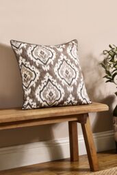 Pineapple Elephant 'Suri Geo' Cushion in Natural - Size: 55 cm x 55 cm - thumbnail 1