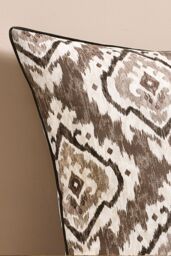 Pineapple Elephant 'Suri Geo' Cushion in Natural - Size: 55 cm x 55 cm - thumbnail 2