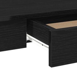 Berkfield Home Desk Black 100x45x75 cm Engineered Wood - Size: 100 x 45 x 75 cm - thumbnail 8