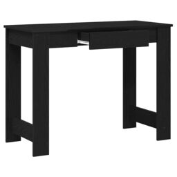 Berkfield Home Desk Black 100x45x75 cm Engineered Wood - Size: 100 x 45 x 75 cm - thumbnail 5