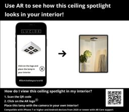 Lucide 'XIRAX' Dimmable Stylish Rotatable Indoor Ceiling Spotlight GU10 in White - thumbnail 6